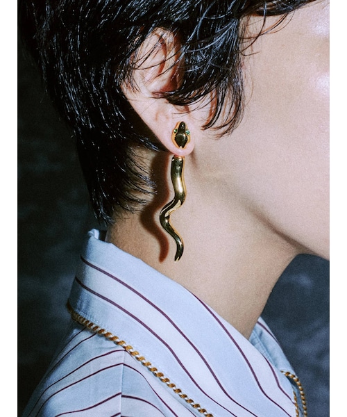 PAMEO POSE（パメオポーズ）の「Snake Stick Pierce（ピアス（両耳用