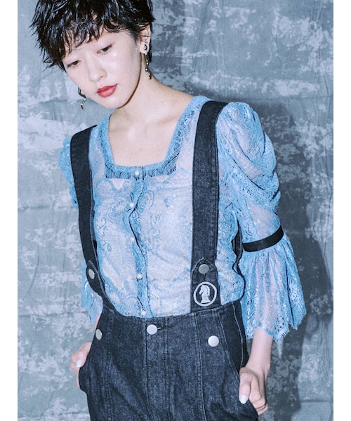 期間限定 セール - 売れ筋ランキングをチェック PAMEO POSE（パメオポーズ）の「Princess Sleeve Lace Top トップス