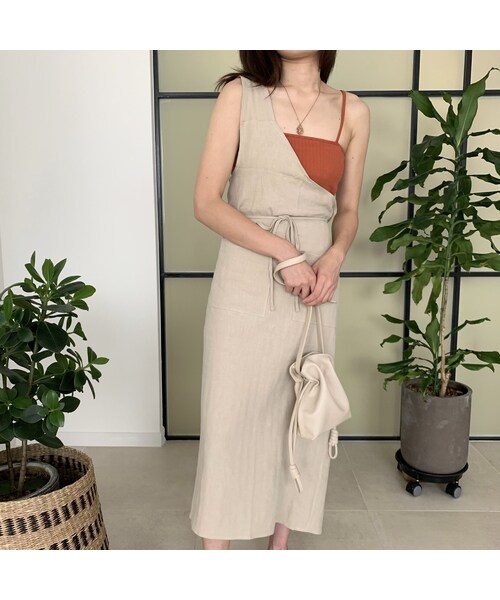 Didot.(ディドット)の「oneshoul pocket op(ワンピース・レディース・その他)」の2枚目の写真