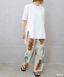 Sheson | Sheson（シーズン）”超長綿”ラウンドヘム前後差Tee(Tシャツ/カットソー)