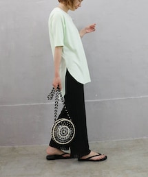 Sheson | Sheson（シーズン）”超長綿”ラウンドヘム前後差Tee(Tシャツ/カットソー)