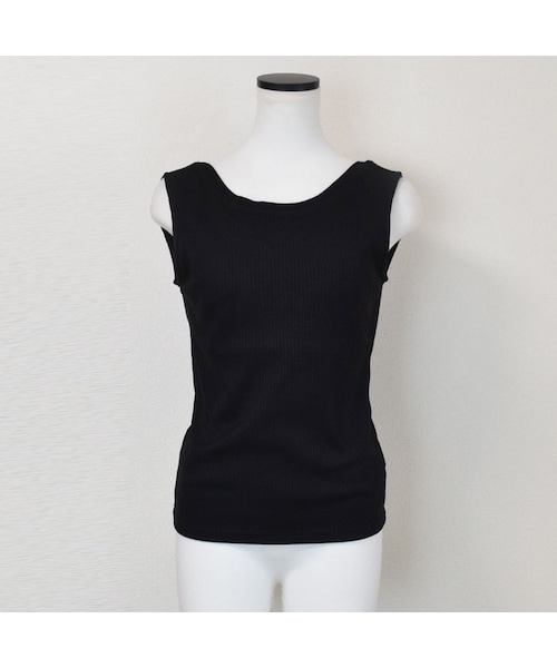 no brand(ノーブランド)の「バックオープンリブタンク(パット付き)(タンクトップ・レディース・その他)」の14枚目の写真
