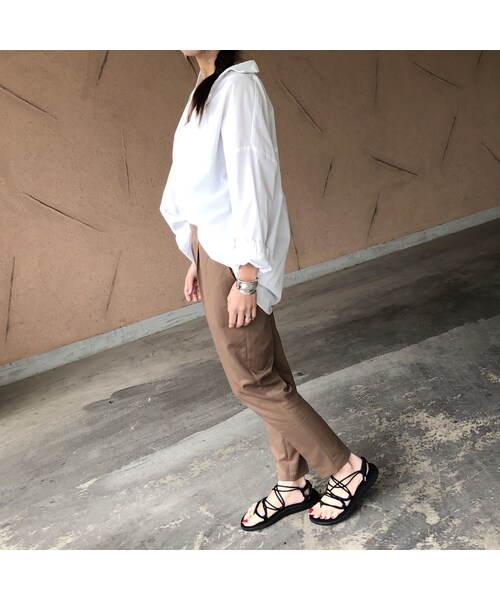 copine（コピン）の「再入荷！きれいめカジュアル！美脚シルエットテーパードパンツ(3color)【クリックポスト対象商品】（その他パンツ・レディース・その他）」の4枚目の写真