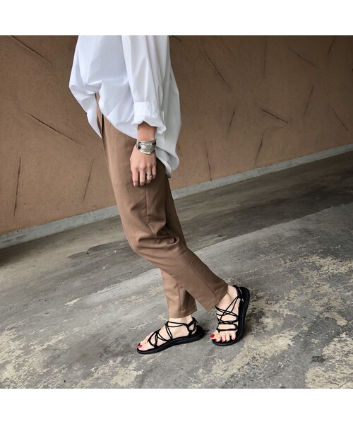 copine（コピン）の「再入荷！きれいめカジュアル！美脚シルエットテーパードパンツ(3color)【クリックポスト対象商品】（その他パンツ・レディース・その他）」の6枚目の写真