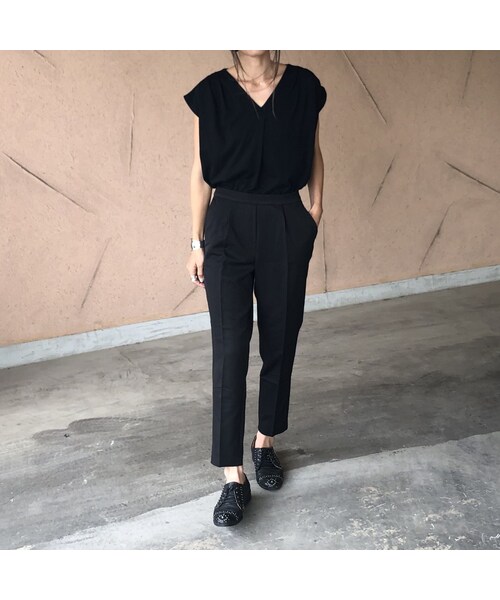 copine（コピン）の「再入荷！きれいめカジュアル！美脚シルエットテーパードパンツ(3color)【クリックポスト対象商品】（その他パンツ・レディース・その他）」の9枚目の写真