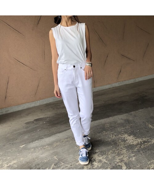 copine（コピン）の「再々入荷！3カラー4サイズ展開！程よいゆる感！リラックスチノパンツ(3color)【クリックポスト対象商品】（チノパンツ・レディース・その他）」の7枚目の写真