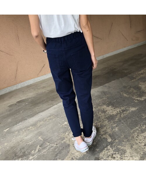 copine（コピン）の「再々入荷！3カラー4サイズ展開！程よいゆる感！リラックスチノパンツ(3color)【クリックポスト対象商品】（チノパンツ・レディース・その他）」の6枚目の写真