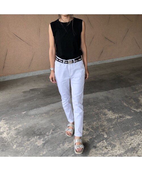 copine（コピン）の「再々入荷！3カラー4サイズ展開！程よいゆる感！リラックスチノパンツ(3color)【クリックポスト対象商品】（チノパンツ・レディース・その他）」の9枚目の写真