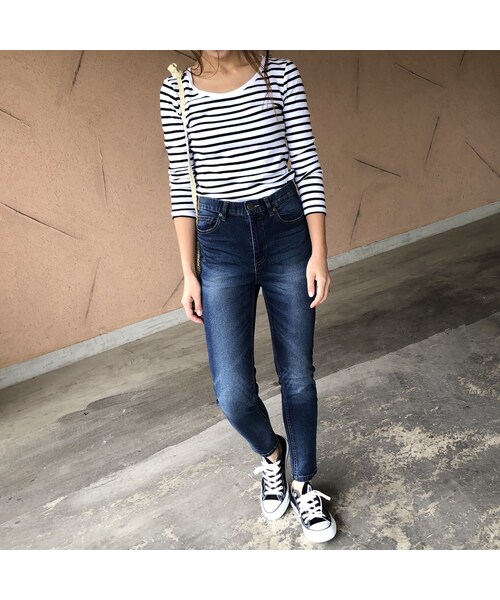 copine（コピン）の「11月24日再入荷！スーパーストレッチスキニーデニム【クリックポスト対象商品】（デニムパンツ・レディース・その他）」の8枚目の写真