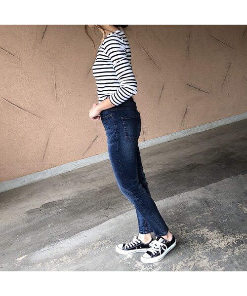 copine（コピン）の「11月24日再入荷！スーパーストレッチスキニーデニム【クリックポスト対象商品】（デニムパンツ・レディース・その他）」の7枚目の写真