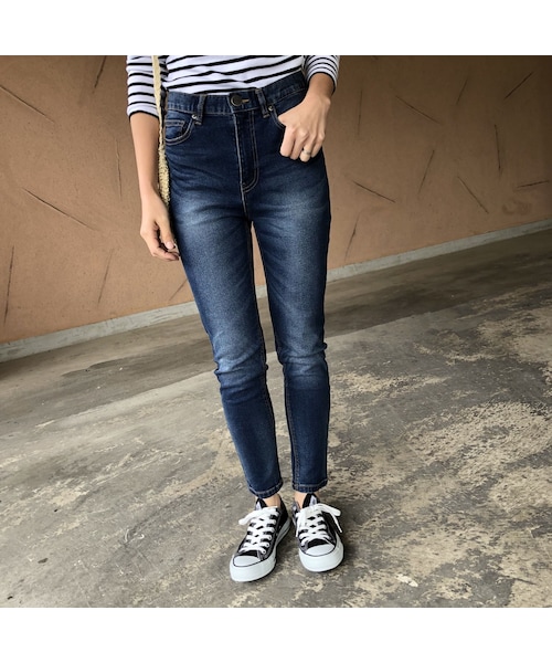 copine（コピン）の「11月24日再入荷！スーパーストレッチスキニーデニム【クリックポスト対象商品】（デニムパンツ・レディース・その他）」の9枚目の写真