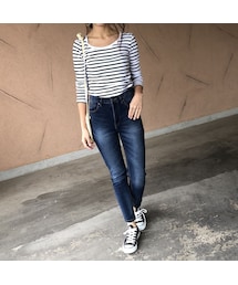 copine | 11月24日再入荷！スーパーストレッチスキニーデニム【クリックポスト対象商品】(デニムパンツ)