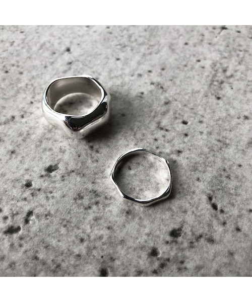 copine(コピン)の「◆Nothing And Others◆ワイド・スリムリングセット【クリックポスト対象商品】(リング・レディース・その他)」の1枚目の写真