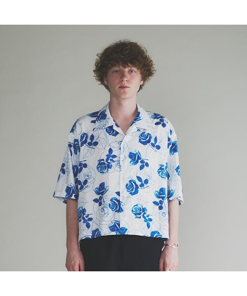 RYO TAKASHIMA（リョウタカシマ）の「Blue rose Open Color Shirt    (WHITE)（シャツ/ブラウス・メンズ・その他）」の7枚目の写真