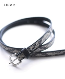 LIDNM | PYTHON NARROW BELT(ベルト)