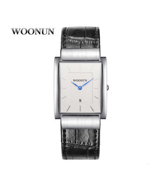 no brand（ノーブランド）の「Woonun 男性腕時計 トップブランド 革