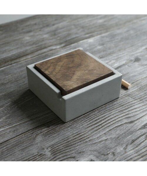 ガラード四角灰皿純銀