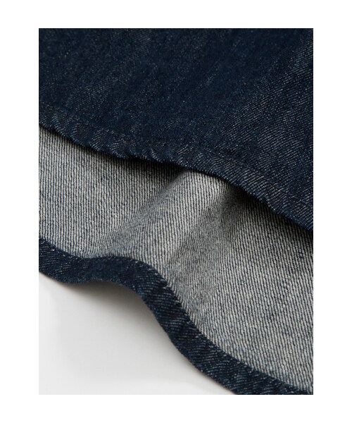 w closet(ダブルクローゼット)の「デニムひざ下丈フレアスカート(パンツ・レディース・ワンウォッシュ/ホワイト・FREE)」の8枚目の写真