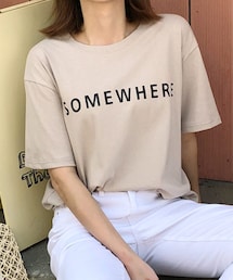 DHOLIC | SOMEWHERE半袖Tシャツ(Tシャツ/カットソー)