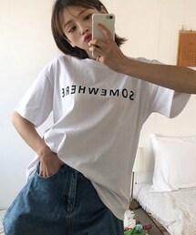 DHOLIC | SOMEWHERE半袖Tシャツ(Tシャツ/カットソー)