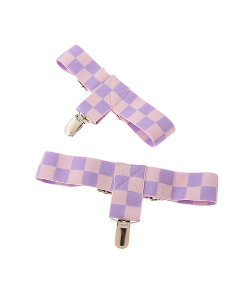 FIG&VIPER（フィグアンドバイパー）の「ガーター（レッグウェア・レディース・ブラック/パープル/ホワイト・FREE）」の3枚目の写真