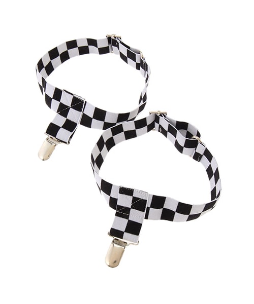 FIG&VIPER（フィグアンドバイパー）の「ガーター（レッグウェア・レディース・ブラック/パープル/ホワイト・FREE）」の4枚目の写真