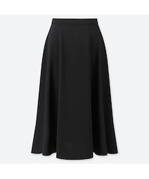 UNIQLO | ドレープサーキュラースカート（丈短め65～69cm）(スカート)