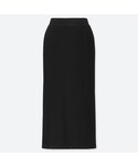ユニクロ | リブタイトロングスカート（丈標準76～80cm）(裙子)