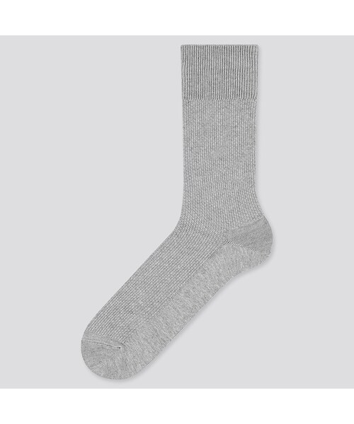 UNIQLO（ユニクロ）の「スーピマコットンカノコソックス（ソックス/靴下・メンズ・91 91/OFF WHITE 01/BLACK 09/DARK GRAY 08/GRAY 03・27-29/25-27）」の5枚目の写真