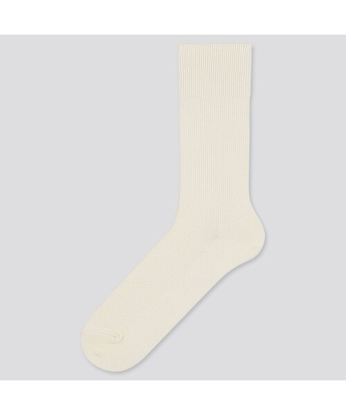 UNIQLO（ユニクロ）の「スーピマコットンカノコソックス（ソックス/靴下・メンズ・91 91/OFF WHITE 01/BLACK 09/DARK GRAY 08/GRAY 03・27-29/25-27）」の2枚目の写真