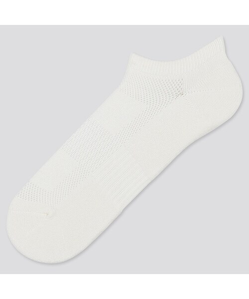 UNIQLO（ユニクロ）の「パイルメッシュショートソックス（ソックス/靴下・メンズ・DARK GRAY 08/WHITE 00/BLACK 09/RED 16/NAVY 69/BLUE 68/GRAY 03・27-29/25-27）」の2枚目の写真