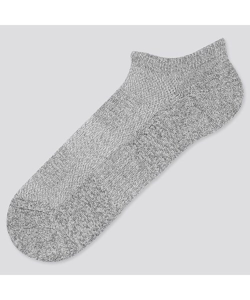 UNIQLO（ユニクロ）の「パイルメッシュショートソックス（ソックス/靴下・メンズ・DARK GRAY 08/WHITE 00/BLACK 09/RED 16/NAVY 69/BLUE 68/GRAY 03・27-29/25-27）」の4枚目の写真