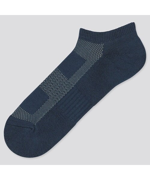 UNIQLO（ユニクロ）の「パイルメッシュショートソックス（ソックス/靴下・メンズ・DARK GRAY 08/WHITE 00/BLACK 09/RED 16/NAVY 69/BLUE 68/GRAY 03・27-29/25-27）」の6枚目の写真