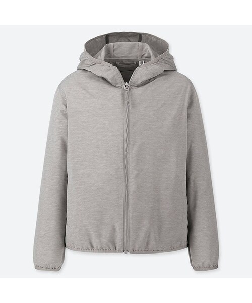 UNIQLO（ユニクロ）の「KIDS ポケッタブルパーカ（その他アウター・キッズ・PINK 12/NAVY 69/YELLOW 47/BLUE 67/GRAY 05・100/160/150/110/120/140/130）」の2枚目の写真