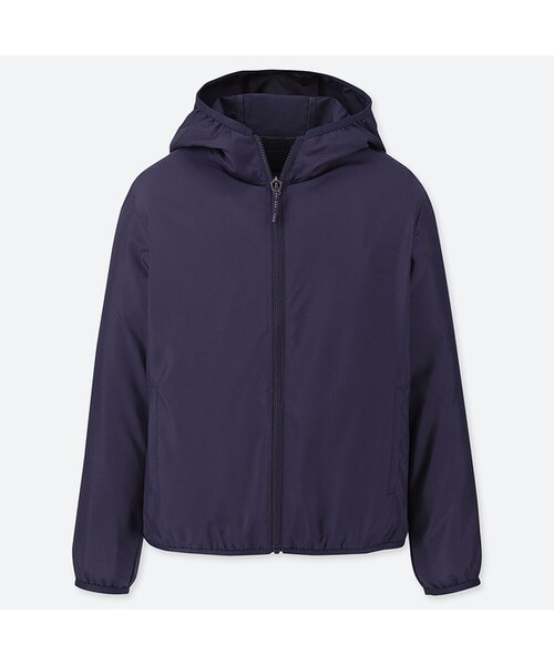 UNIQLO（ユニクロ）の「KIDS ポケッタブルパーカ（その他アウター・キッズ・PINK 12/NAVY 69/YELLOW 47/BLUE 67/GRAY 05・100/160/150/110/120/140/130）」の3枚目の写真