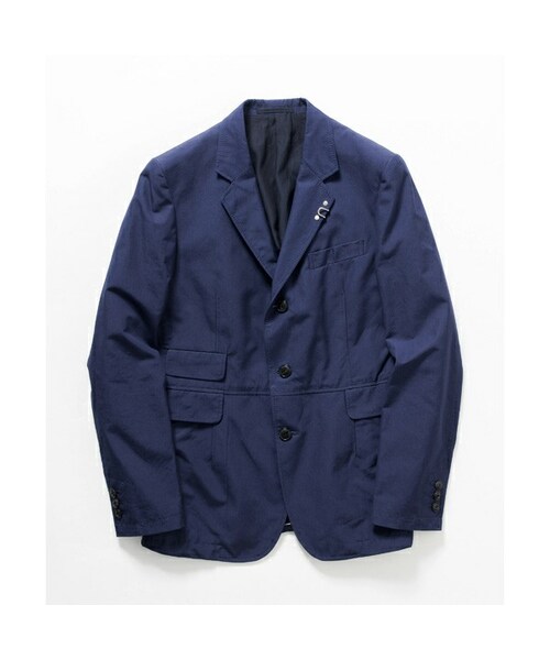 Name.(ネーム)の「FINX WEATHER TAILORED JACKET(テーラードジャケット・メンズ・ネイビー・1/2)」の1枚目の写真