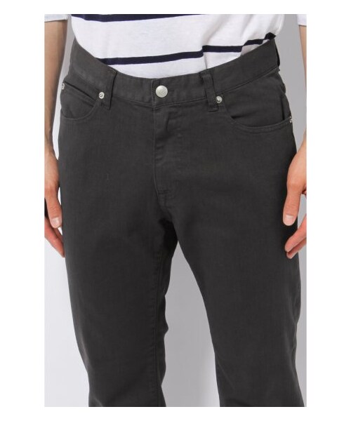 JOURNAL STANDARD relume(ジャーナルスタンダード レリューム)の「64 ストレッチツイルオーバーダイ5ポケットパンツ(パンツ・メンズ・グレー/グレーA/ホワイト/ベージュ B/グリーン/ブルー A/サックスブルー B・S/M/L/XL)」の11枚目の写真