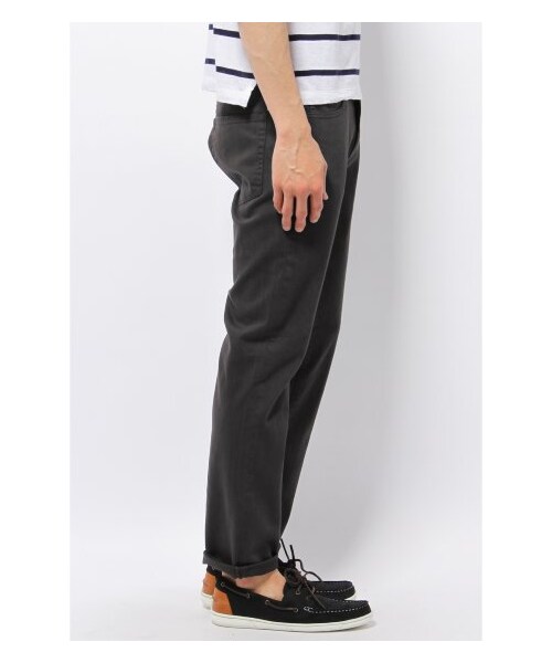 JOURNAL STANDARD relume(ジャーナルスタンダード レリューム)の「64 ストレッチツイルオーバーダイ5ポケットパンツ(パンツ・メンズ・グレー/グレーA/ホワイト/ベージュ B/グリーン/ブルー A/サックスブルー B・S/M/L/XL)」の9枚目の写真