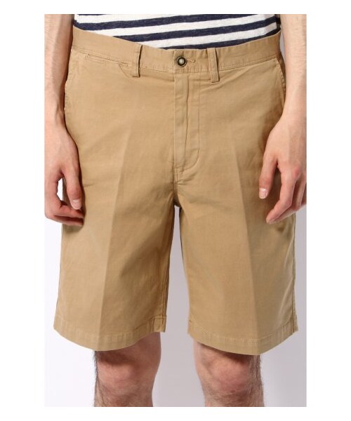 417 EDIFICE（フォーワンセブンエディフィス）の「60/2ツイルショートパンツ（ショート・ハーフパンツ・メンズ・ホワイト/ベージュ/グリーン B/ネイビー/ブルー A/イエロー・S/M/L）」の10枚目の写真