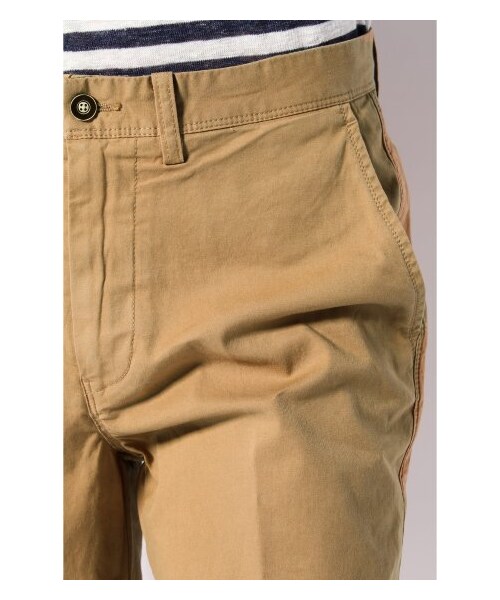 417 EDIFICE（フォーワンセブンエディフィス）の「60/2ツイルショートパンツ（ショート・ハーフパンツ・メンズ・ホワイト/ベージュ/グリーン B/ネイビー/ブルー A/イエロー・S/M/L）」の13枚目の写真