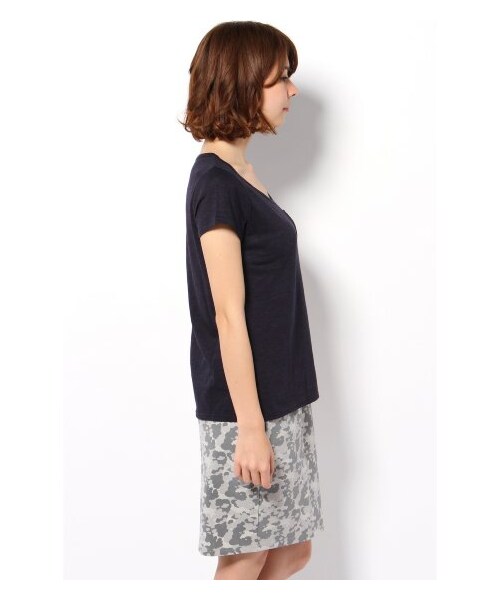 B.C STOCK（ベーセーストック）の「5 マーブルヴィンテージT（カットソー・Ｔシャツ・レディース・ブラック/グレー/ホワイト/ネイビー/ブルー A/イエロー・フリー）」の8枚目の写真