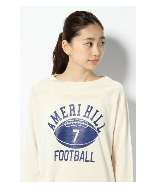 L'Appartement Americana フットボールTシャツ （アパルトモン