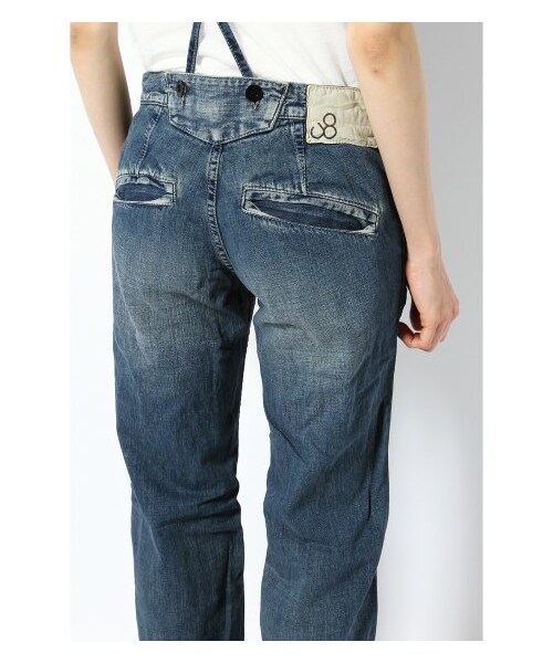 Johnbull(ジョンブル)の「JHONBULL フレンチサロペット(サロペット・オールインワン・レディース・ネイビー・38/40)」の8枚目の写真