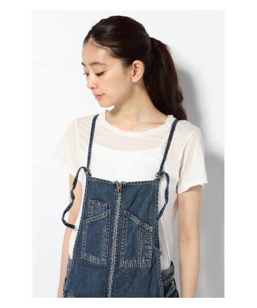 Johnbull(ジョンブル)の「JHONBULL フレンチサロペット(サロペット・オールインワン・レディース・ネイビー・38/40)」の5枚目の写真