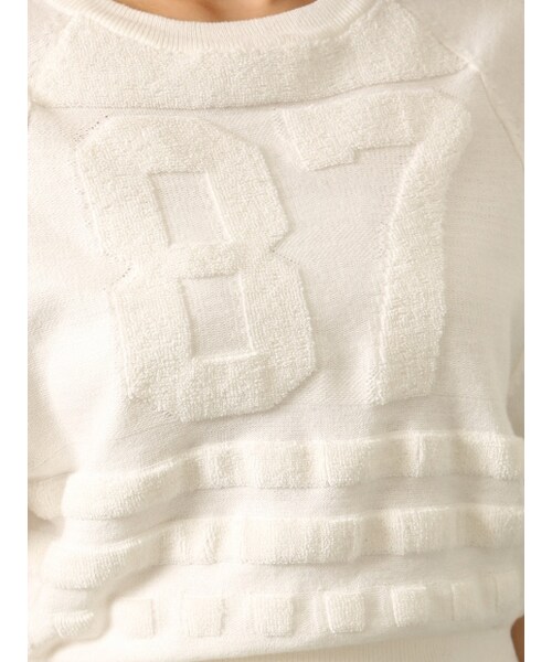 NOMINE（ノミネ）の「ナンバーパイルPO【予約】（トップス・レディース・white/navy・F）」の8枚目の写真