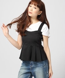 JEANASIS | ペプラムビスチェ(トップス)