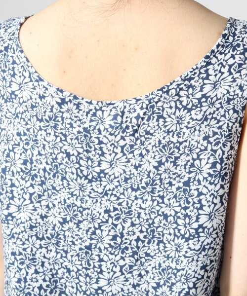 LEPSIM(レプシィム)の「セットアップマキシハナガラワンピース(ワンピース/ドレス・レディース・オフ×ネイビー/ブラウン×ネイビー/グリーン×ブラック・FREE SIZE)」の11枚目の写真