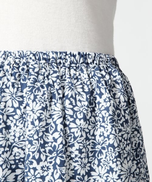 LEPSIM(レプシィム)の「セットアップマキシハナガラワンピース(ワンピース/ドレス・レディース・オフ×ネイビー/ブラウン×ネイビー/グリーン×ブラック・FREE SIZE)」の9枚目の写真