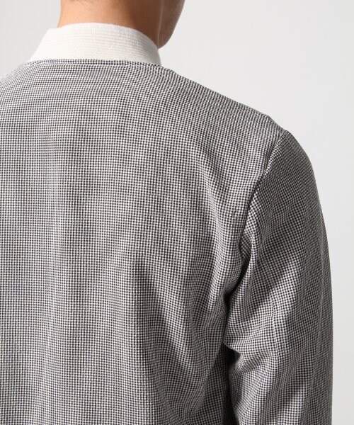 HARE（ハレ）の「シアサッカーブルゾン（ジャケット/アウター・メンズ・オフホワイト/ネイビー・Ｓ/Ｍ）」の9枚目の写真