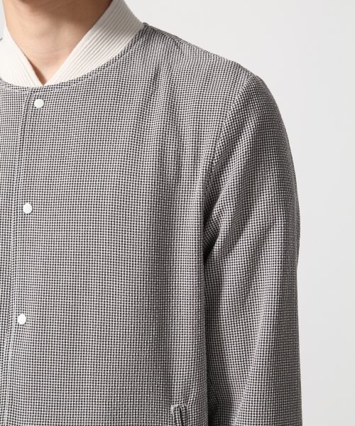 HARE（ハレ）の「シアサッカーブルゾン（ジャケット/アウター・メンズ・オフホワイト/ネイビー・Ｓ/Ｍ）」の6枚目の写真